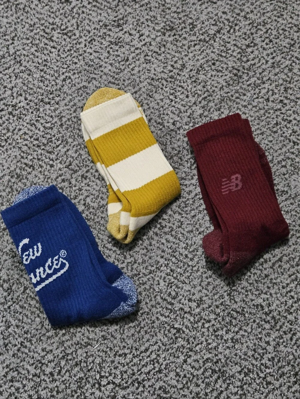 NWOT: (3 Pair) New Balance Crew Socks - Large
